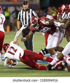 Players-Alabama Football Campingworld Kickoff September 1st, 2018 In Orlando Florida -USA Alabama Crimson Tide Vs. Louisville Cardinals 