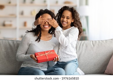 Playful Curly Black Girl Making Birthday Stock Photo 1976165810 ...