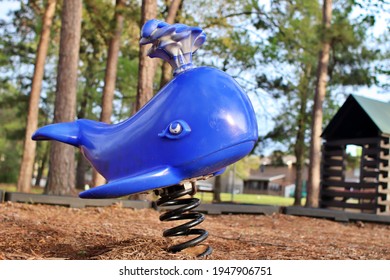 Playground Bouncy Spring Riders At The Kids Park