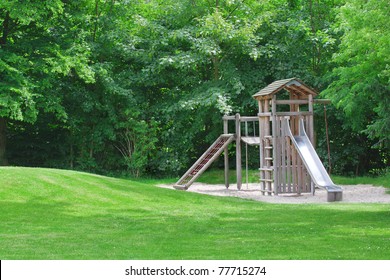 Playground In A City Park.