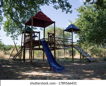 Playground At A Community Center In Kachikau, Botswana, Africa