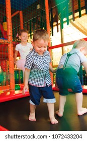 Playground in indoor amusement park for children. - Shutterstock ID 1072433204
