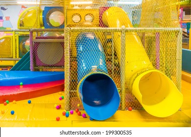 Playground In Indoor Amusement Park For Children