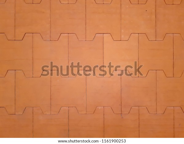 Playground Recycled Outdoor Rubber Patio Paver Stock Photo Edit