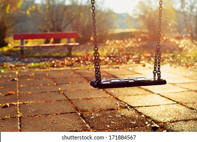 Playground Swing In A Park