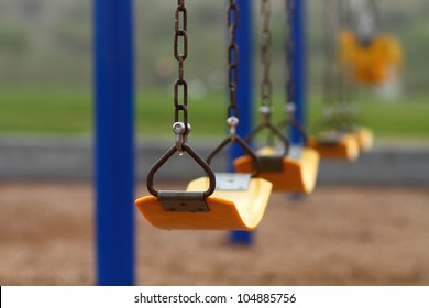 Playground Swing Set (selective Focus)