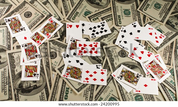 Playing Cards Money Stock Photo 24200995 | Shutterstock