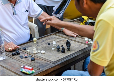 playing chess