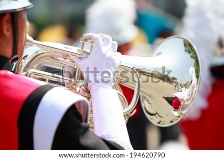Playing Marching forward with wind