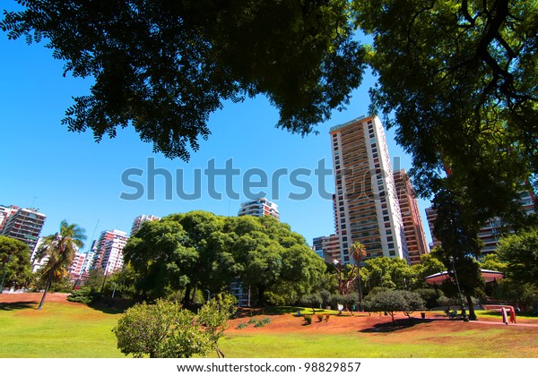 Plaza Barrancas De Belgrano Buenos Aires Stock Photo Edit Now 98829857