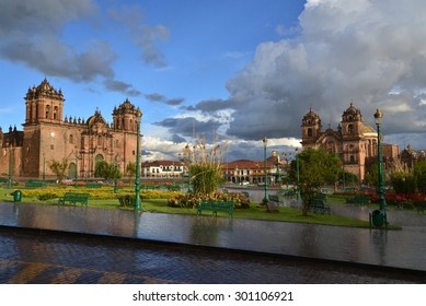 Plaza De Armas In Cuzco, Peru