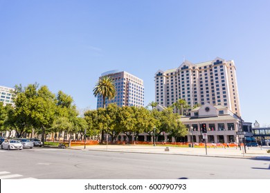 Plaza de Cesar Chavez, San Jose, Silicon Valley, California