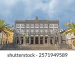 Plaza de Santa Ana in Las Palmas Gran Canaria, in the historic district of Vegueta.	