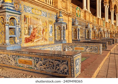 Plaza de España, Seville: Iconic Spanish Square with Renaissance Architecture  - Powered by Shutterstock