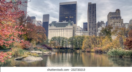 Plaza Hotel Early In The Morning In Autumn