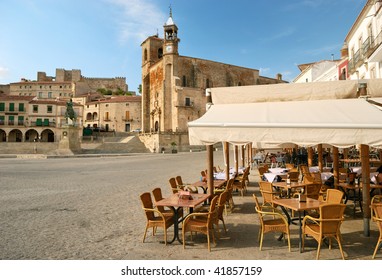 Plaza Mayor In Trujillo (Spain)