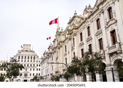 Plaza San Martin In Lima, Peru