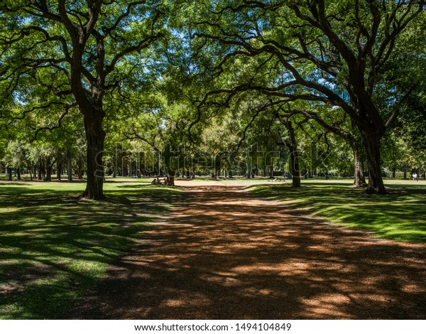 Plaza Sicilia Bosques De Palermo Palermo Stock Photo Edit Now