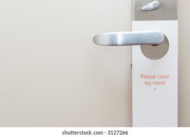 Please Clean My Room Hotel Tag