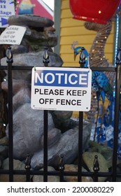 Please Keep Off The Fence