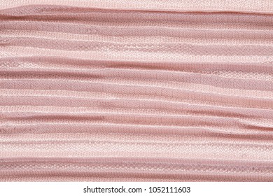 Pleated Pink Fabric Texture