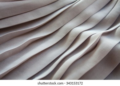 Pleated Skirt Fabric Texture