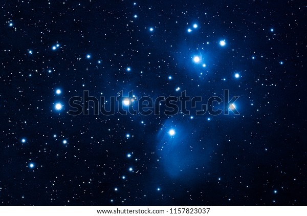 Pleiades Merope Nebula Maia Nebula Seen Stock Photo (Edit Now) 1157823037