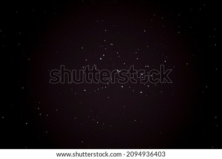 Pleiades star cluster at night
