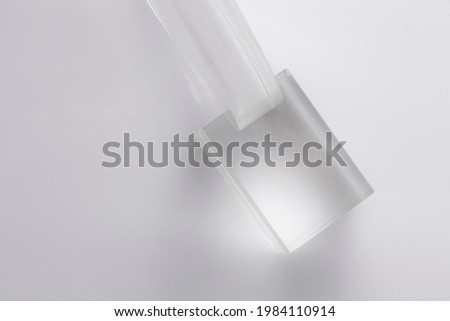 Plexiglas and shape of different shapes