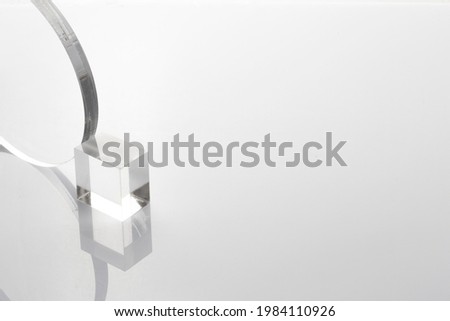 Plexiglas and shape of different shapes