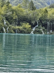 The Plitvice Lake And A Little Waterfalls