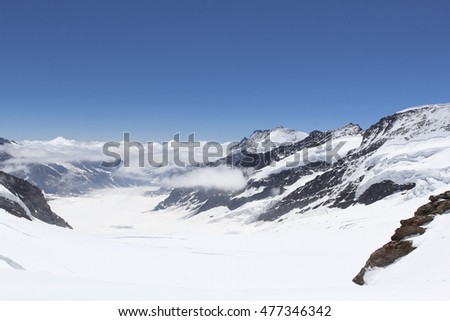 Similar – Image, Stock Photo Ascent Arlberg Freeride