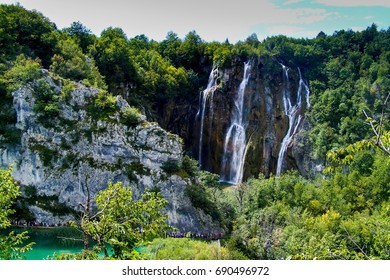 Plitvice Lakes National Park Big Waterfall