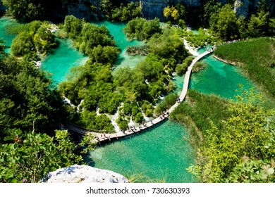 the Plitvice Lakes National Park in Croatia