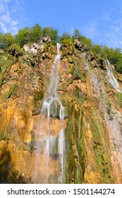 Plitvice Lakes National Park, A Miracle Of Nature, Big Waterfall (Veliki Slap), Croatia