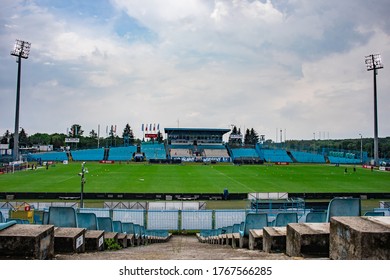 PLOCK, POLAND - 20 JUNE, 2020: A General View Of Kazimierz Gorski Stadium In Plock Before The PKO Ekstraklasa Match Between Wisla Plock And Arka Gdynia.