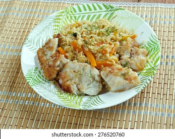 BalÃ?Â?Ã?Â±k Plov - Fish Pilaf.Azerbaijan Cuisine