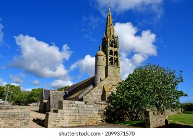 Plovan; France - may 16 2021 : the Saint Gorgon church