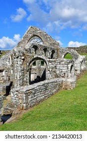 Plovan; France - may 16 2021 : ruin of the Languidou chapel