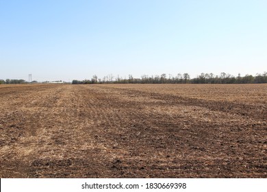 Plowed Field And A Good Weather