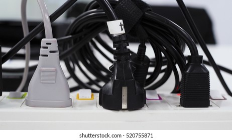 Multiple Connection Plug Plug Power Plug Multiple Socket Connected Stock Photo 520755871 ...