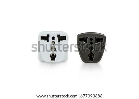Plug socket adapters looks like Darth vader and Stormtrooper , Characters in star wars movies