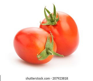 Plum Tomatoes Isolated