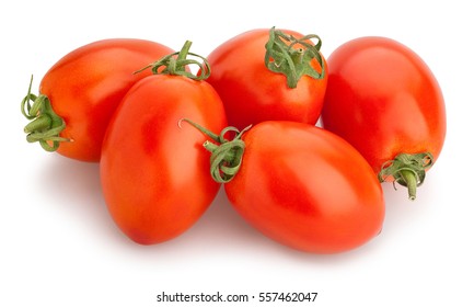 Plum Tomatoes Isolated