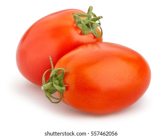 Plum Tomatoes Isolated