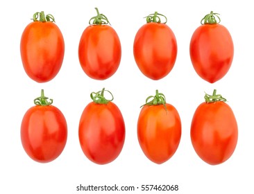 Plum Tomatoes Isolated