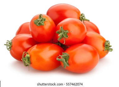 Plum Tomatoes Isolated