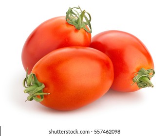 Plum Tomatoes Isolated