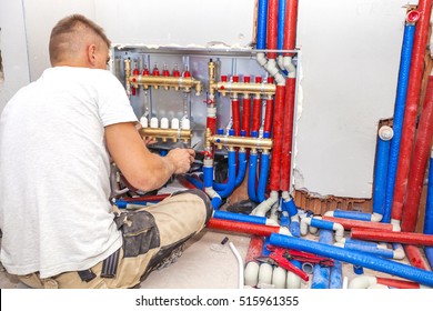 Plumber Mounted Central Heating. 