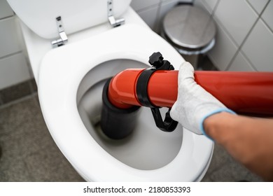 Plumber Toilet Blockage Assistance. WC Cleaning And Plumbing
